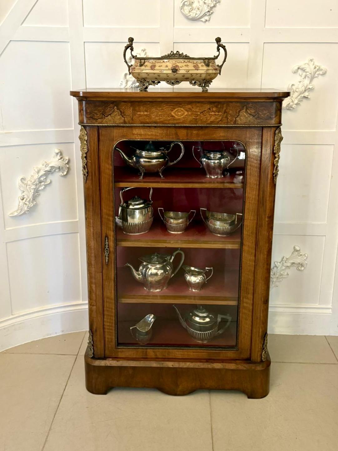 Antique Victorian Quality Inlaid Burr Walnut Pier Cabinet (1 of 12) Antique Victorian Quality Inlaid Burr Walnut Pier Cabinet (1 of 12)