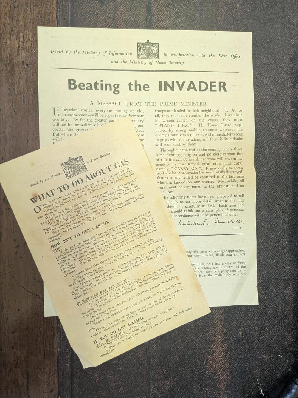 WWII Ephemera Items (1 of 3) WWII Ephemera Items (1 of 3)