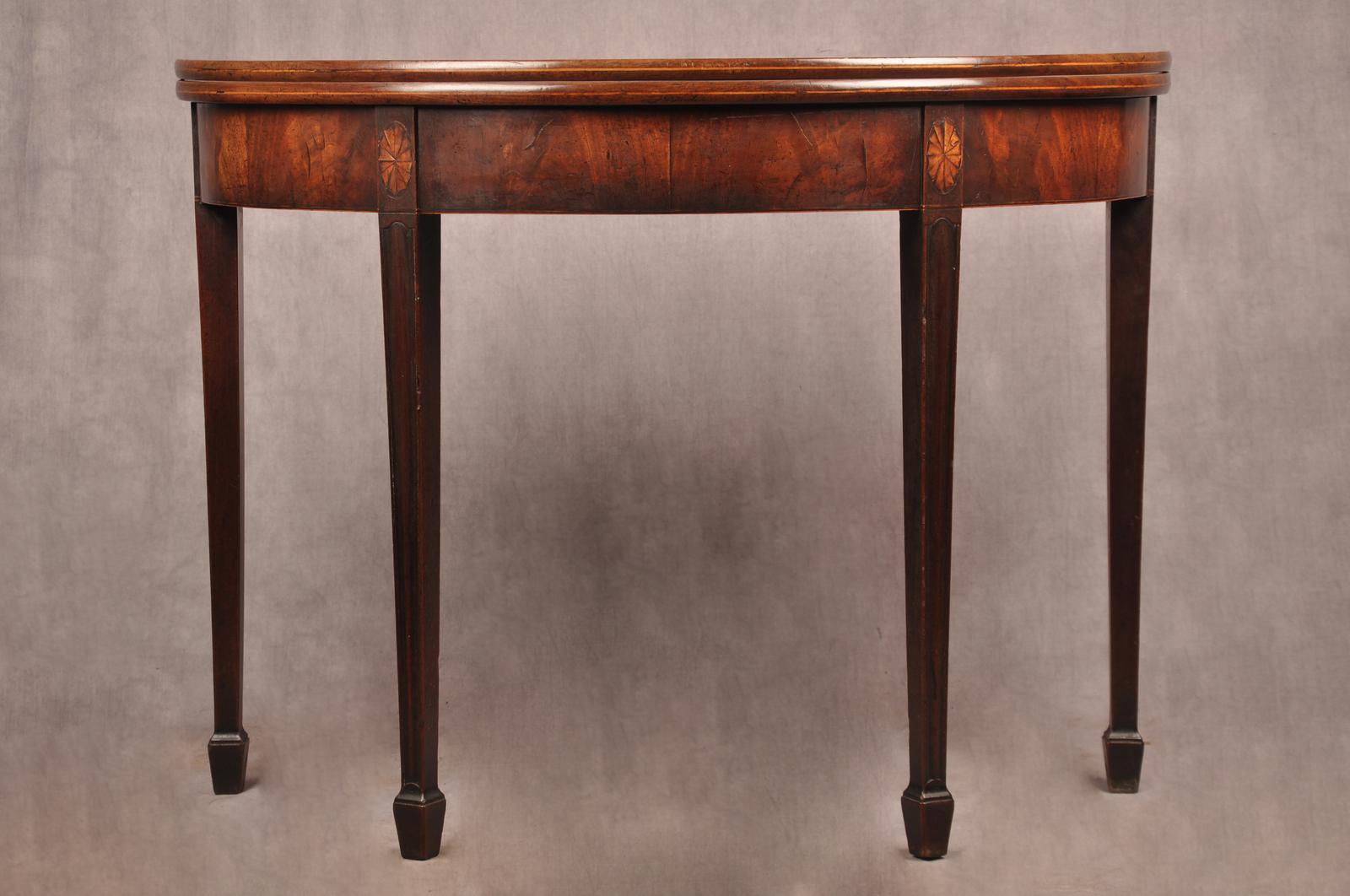 Rare 18th Century Mahogany Tea Table (1 of 14)