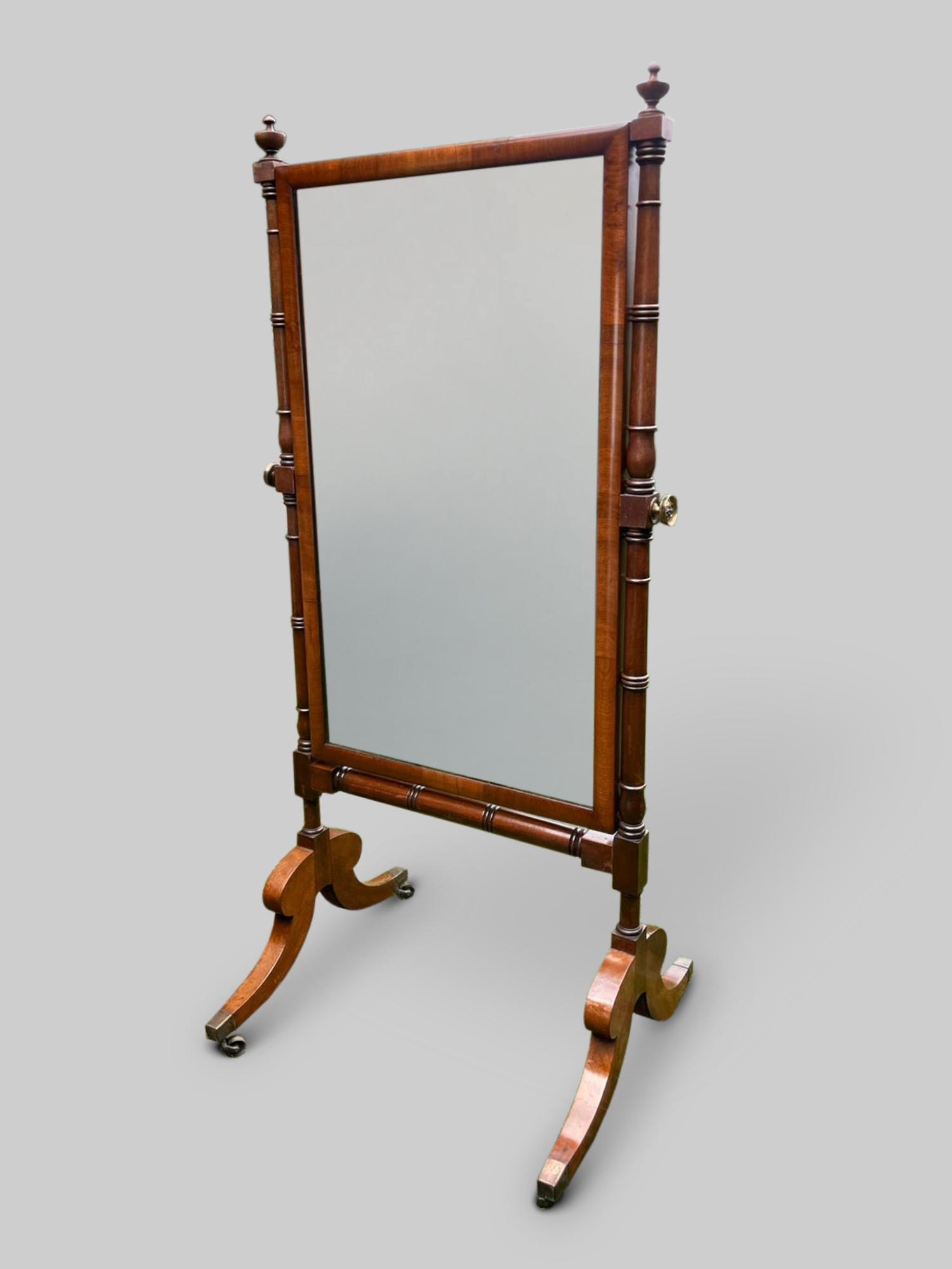 Georgian Mahogany Cheval Mirror (1 of 4) Georgian Mahogany Cheval Mirror (1 of 4)