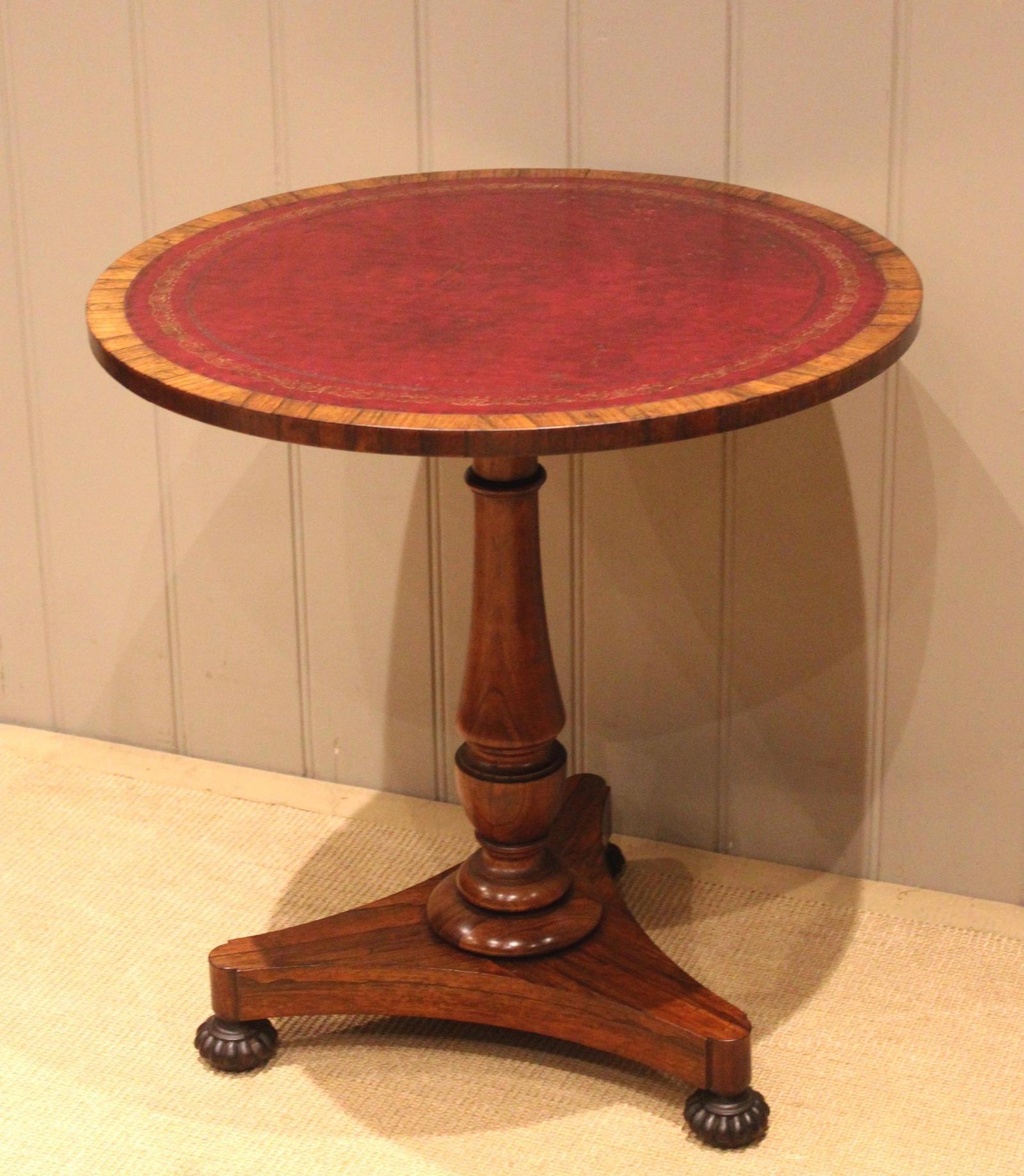 Regency Solid Rosewood Circular Table (1 of 12)