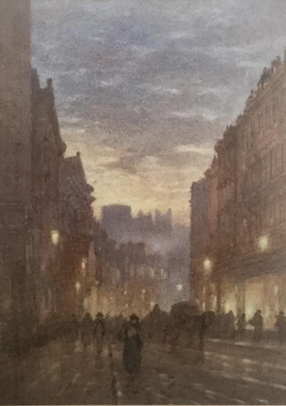 Matthew Hale Watercolour - Winter Twilight (1 of 3)