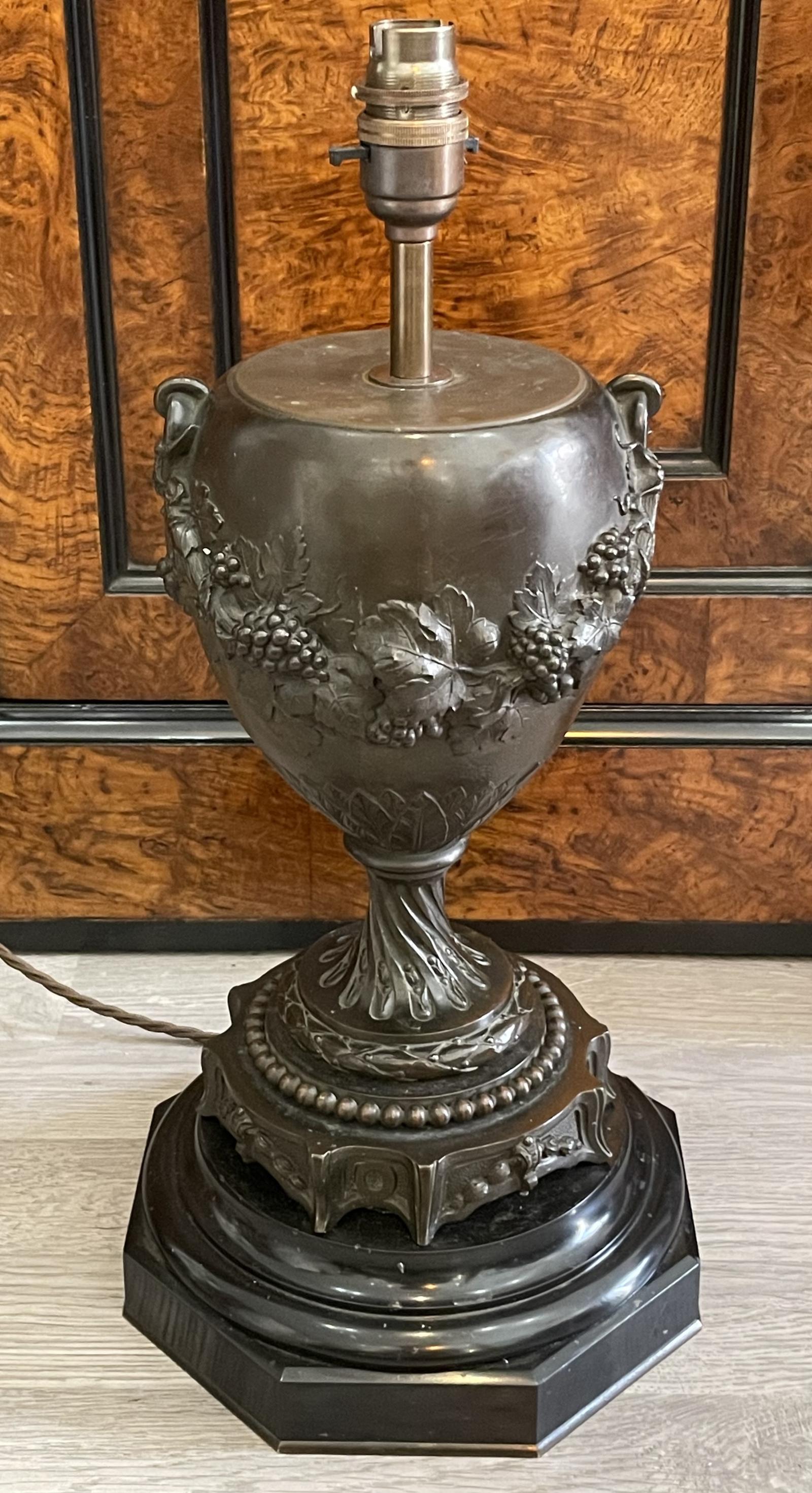 Impressive French Bronze Vase Table Lamp (1 of 11) Impressive French Bronze Vase Table Lamp (1 of 11)