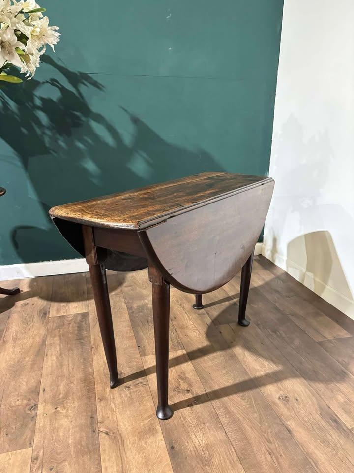 Antique Walnut Drop Leaf Table (1 of 15)