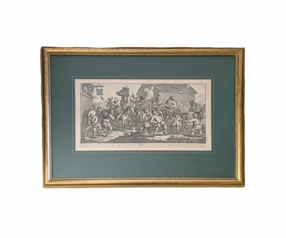 Original Hogarth Engraving 'Skimmington' (1 of 6)