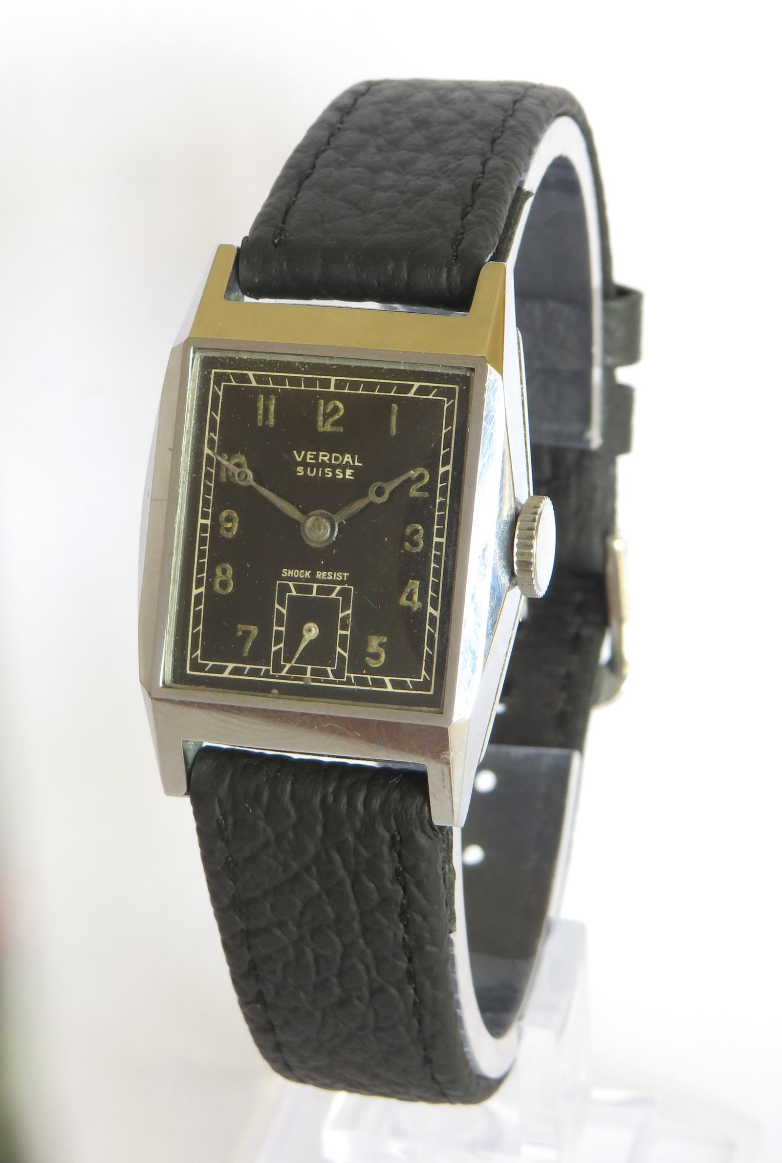 Watch: Mid-size 1940s Verdal Wrist Watch (1 of 5) Watch: Mid-size 1940s Verdal Wrist Watch (1 of 5)