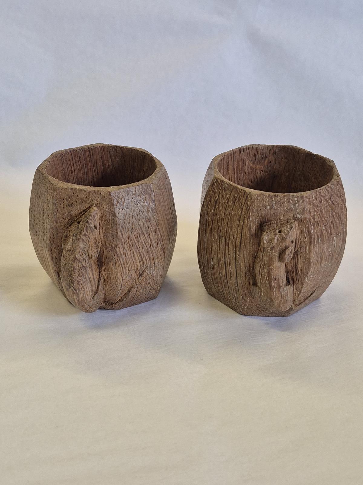 Lovely Pair of Robert Mouseman Napkin Rings (1 of 9)