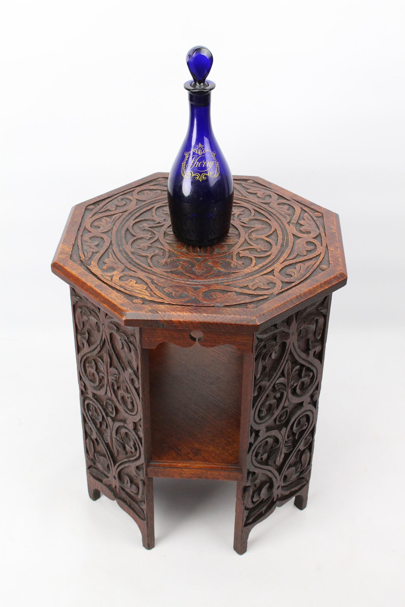 Edwardian Arts & Crafts Oak Hexagonal Coffee Table (1 of 13) Edwardian Arts & Crafts Oak Hexagonal Coffee Table (1 of 13)