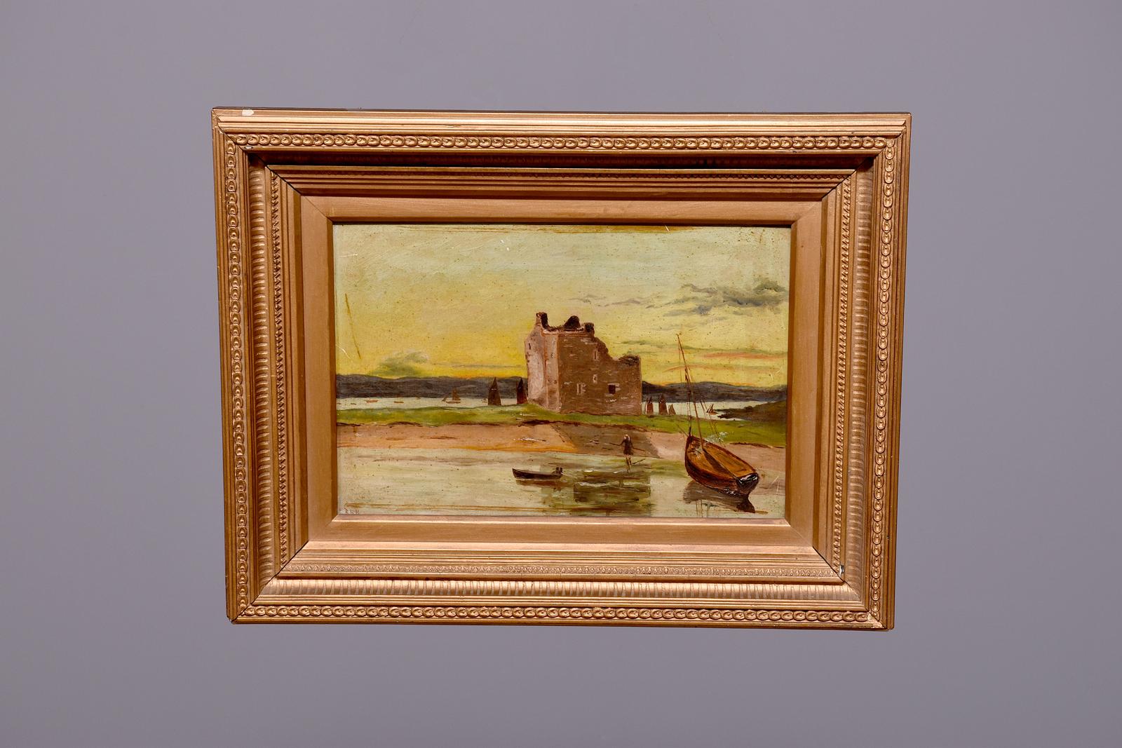 Oil Painting in Gilded Frame (1 of 7) Oil Painting in Gilded Frame (1 of 7)