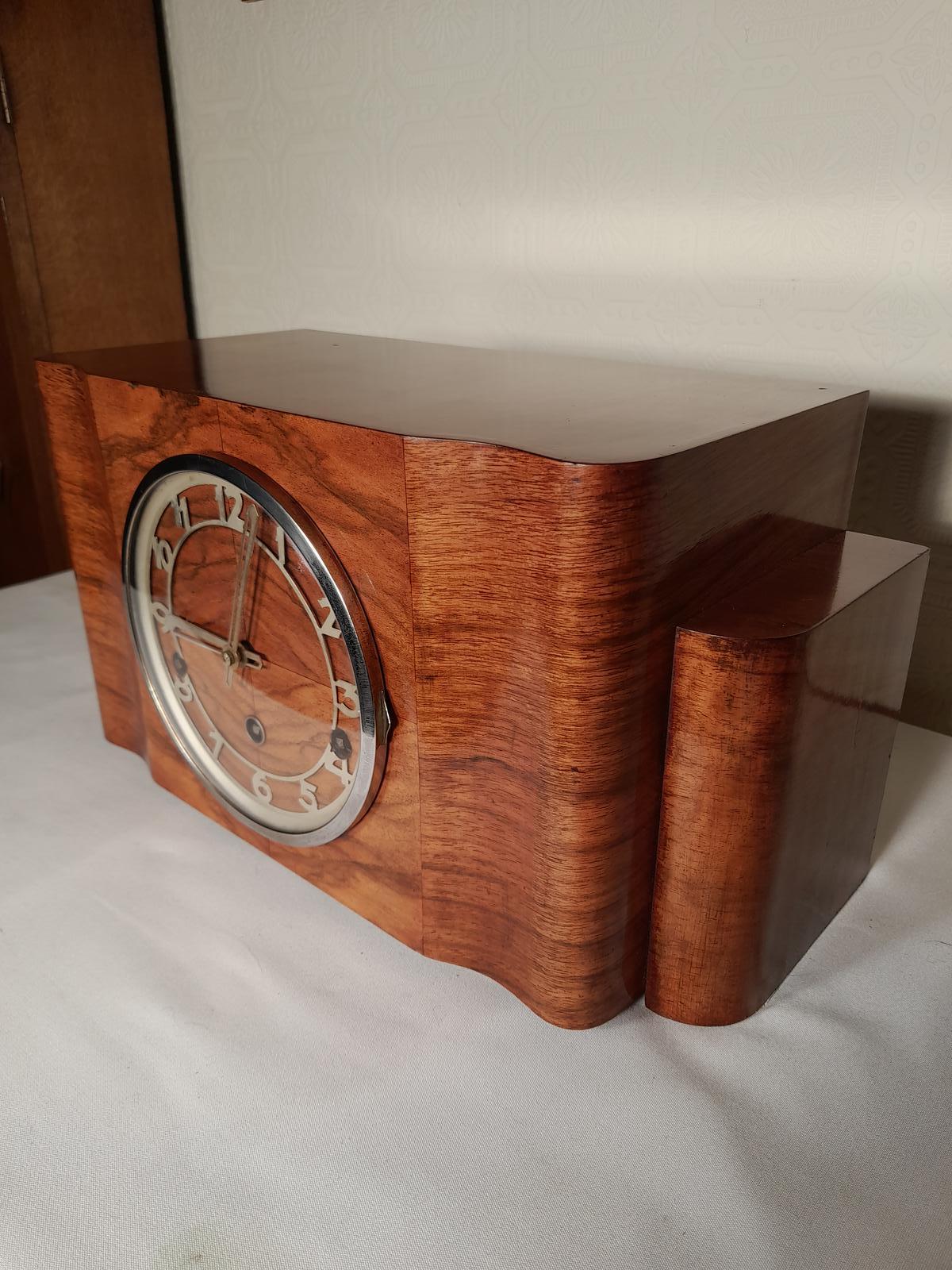 Art Deco Westminster Chime Mantel Clock (1 of 5)