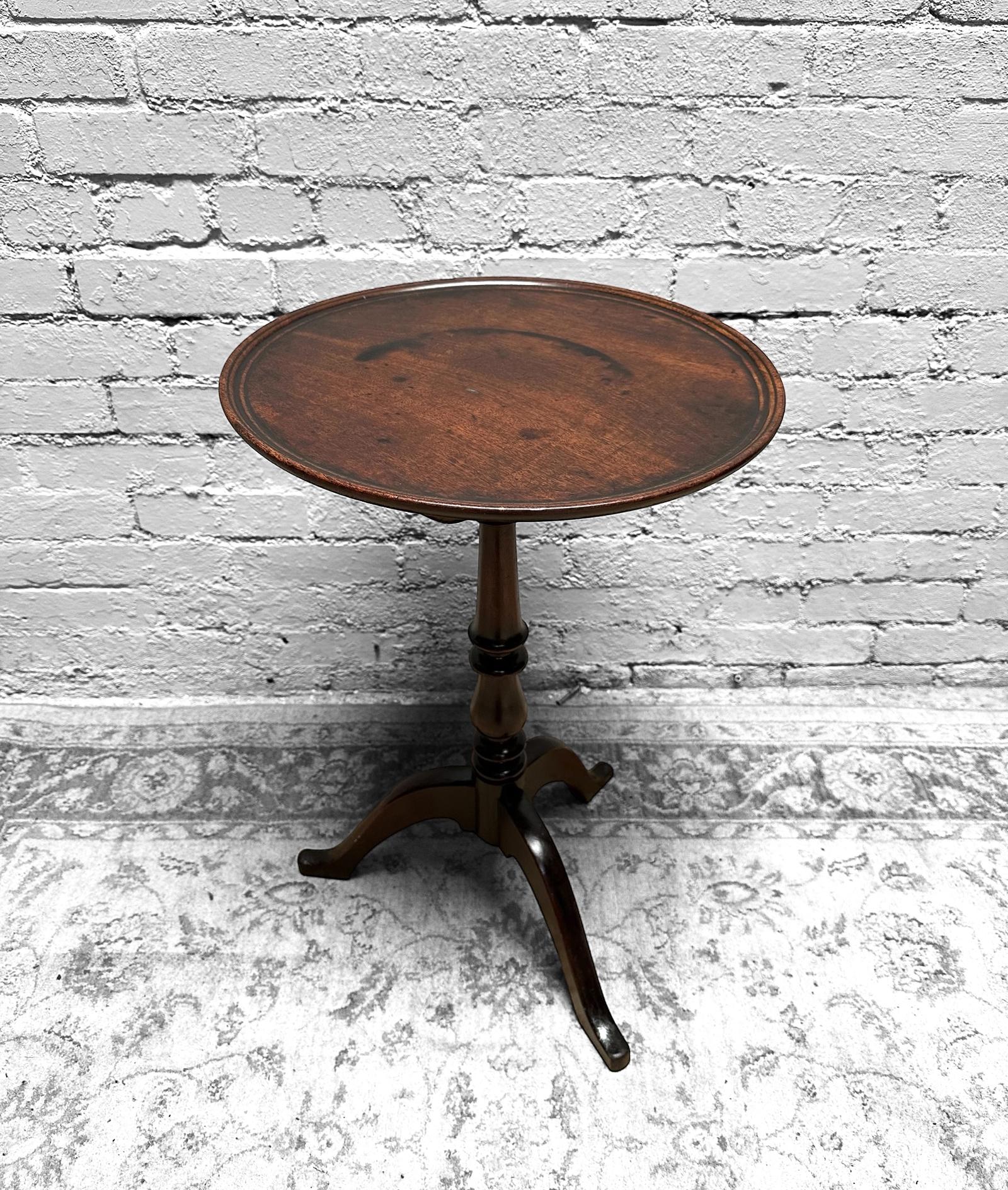 Antique George II Mahogany Tripod Coffee Table - Mid 18th Century (1 of 11)