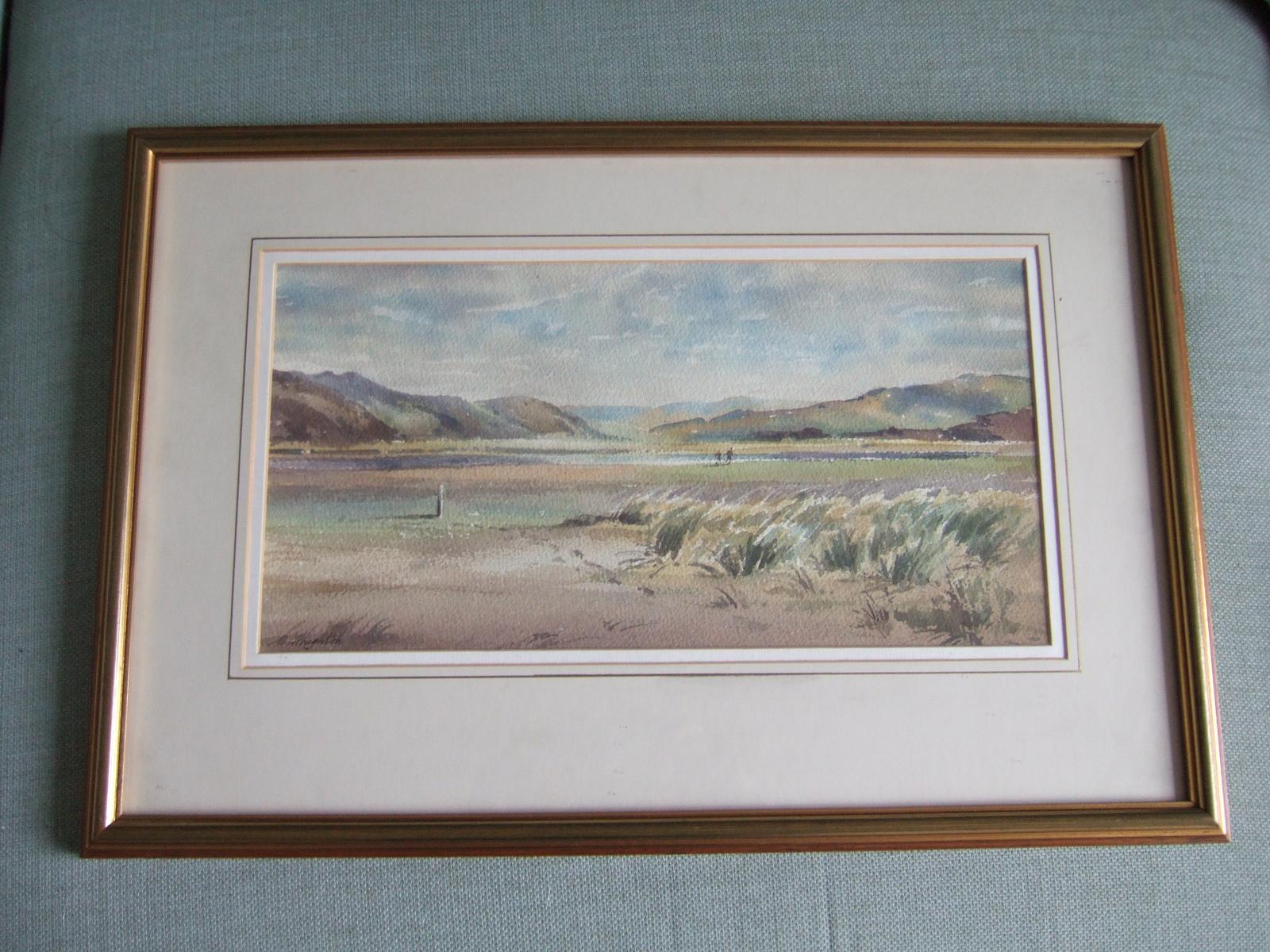 Albert Houghton FRSA: Watercolour of "The Mount of the River Dovey" (Dyfi) in Wales (1 of 5) Albert Houghton FRSA: Watercolour of "The Mount of the River Dovey" (Dyfi) in Wales (1 of 5)