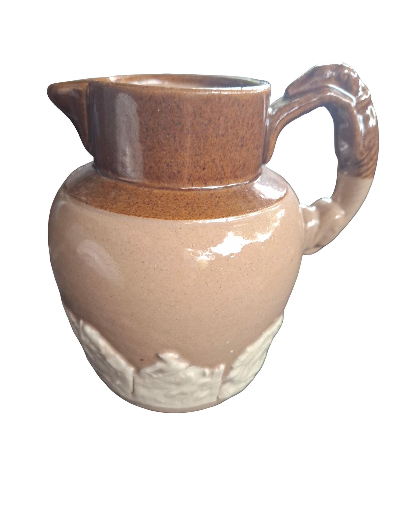 Late 19th Century Stoneware Harvest Hunting Jug - c.1900 (1 of 5) Late 19th Century Stoneware Harvest Hunting Jug - c.1900 (1 of 5)
