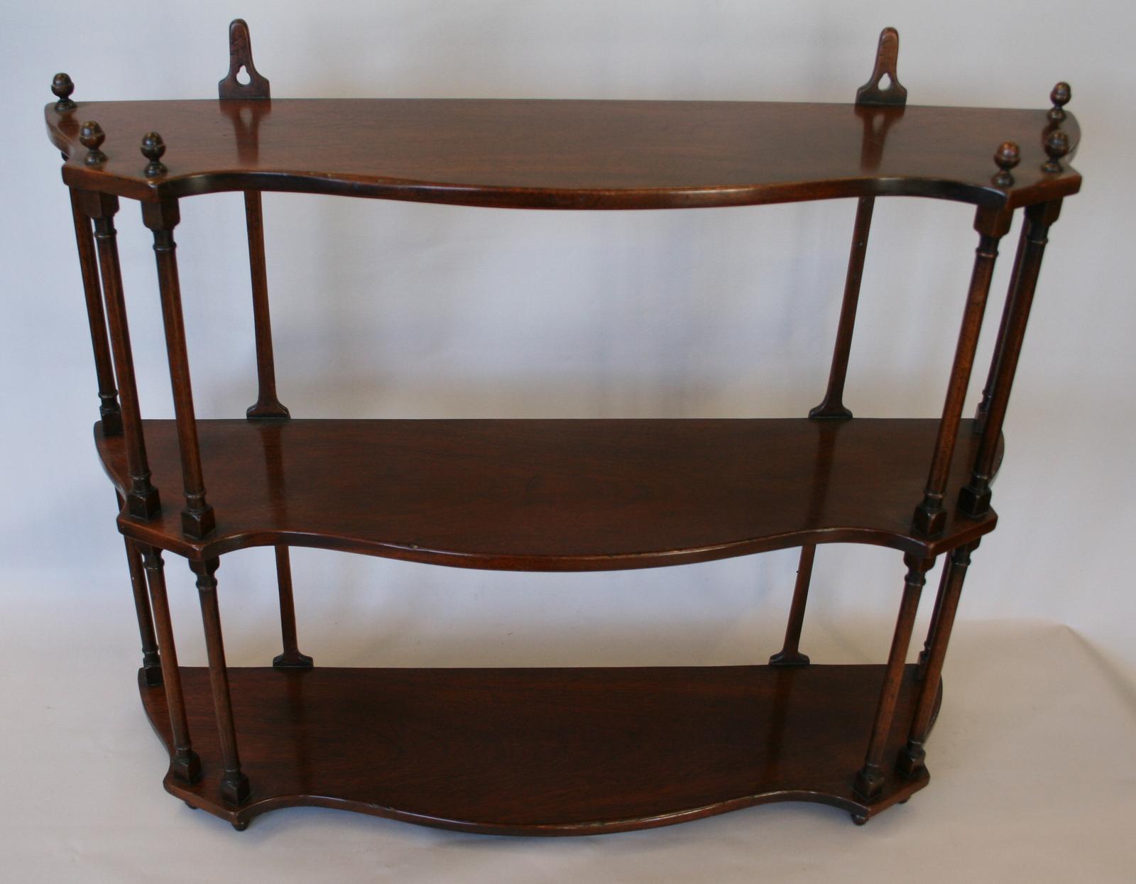 Edwardian Mahogany Hanging Shelves (1 of 3)