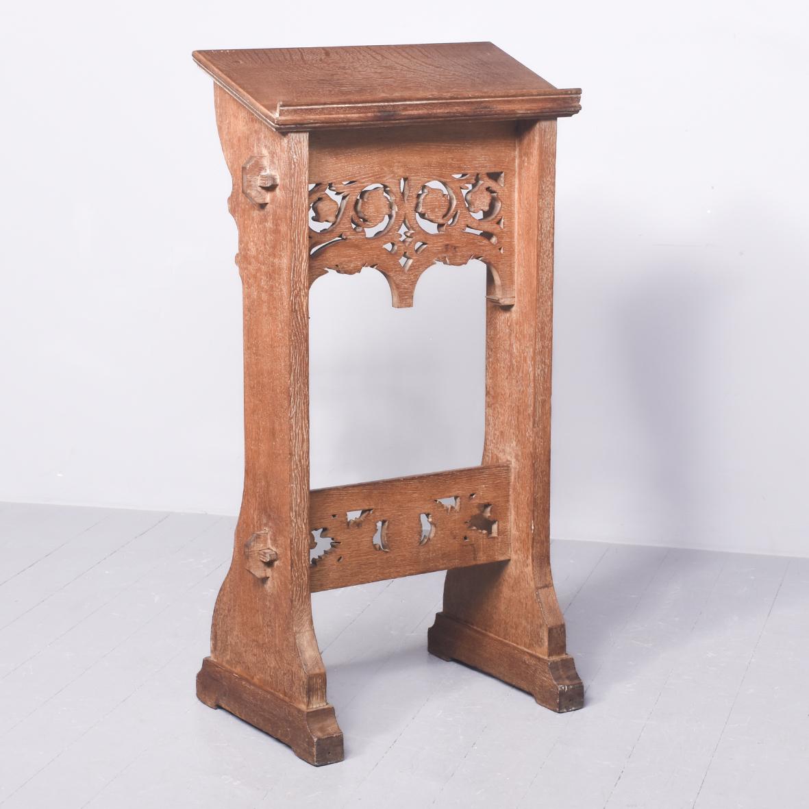 Carved Oak Lectern (1 of 12)