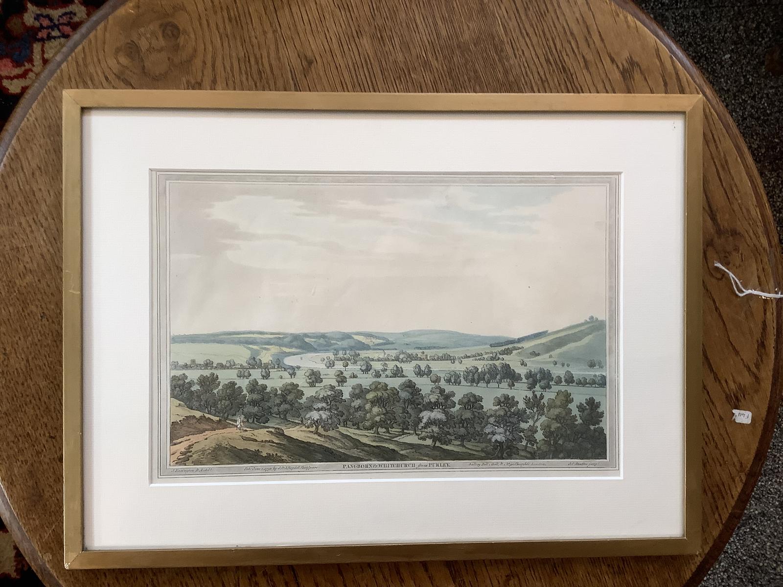 After Farington RA: Engraving of Pangbourne and Whitchurch from Purley (1 of 4) After Farington RA: Engraving of Pangbourne and Whitchurch from Purley (1 of 4)