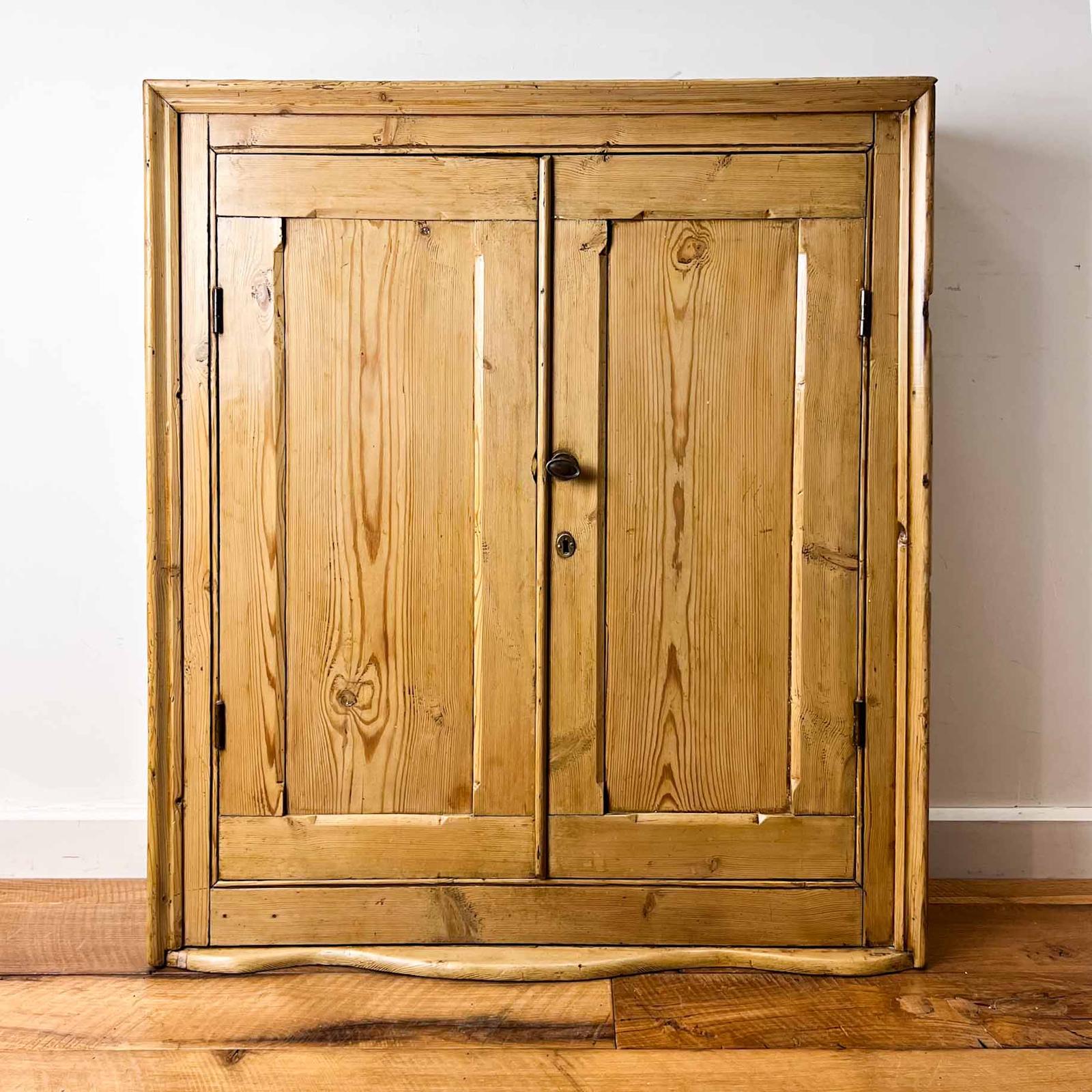 Antique Pine Wall Cabinet (1 of 9) Antique Pine Wall Cabinet (1 of 9)