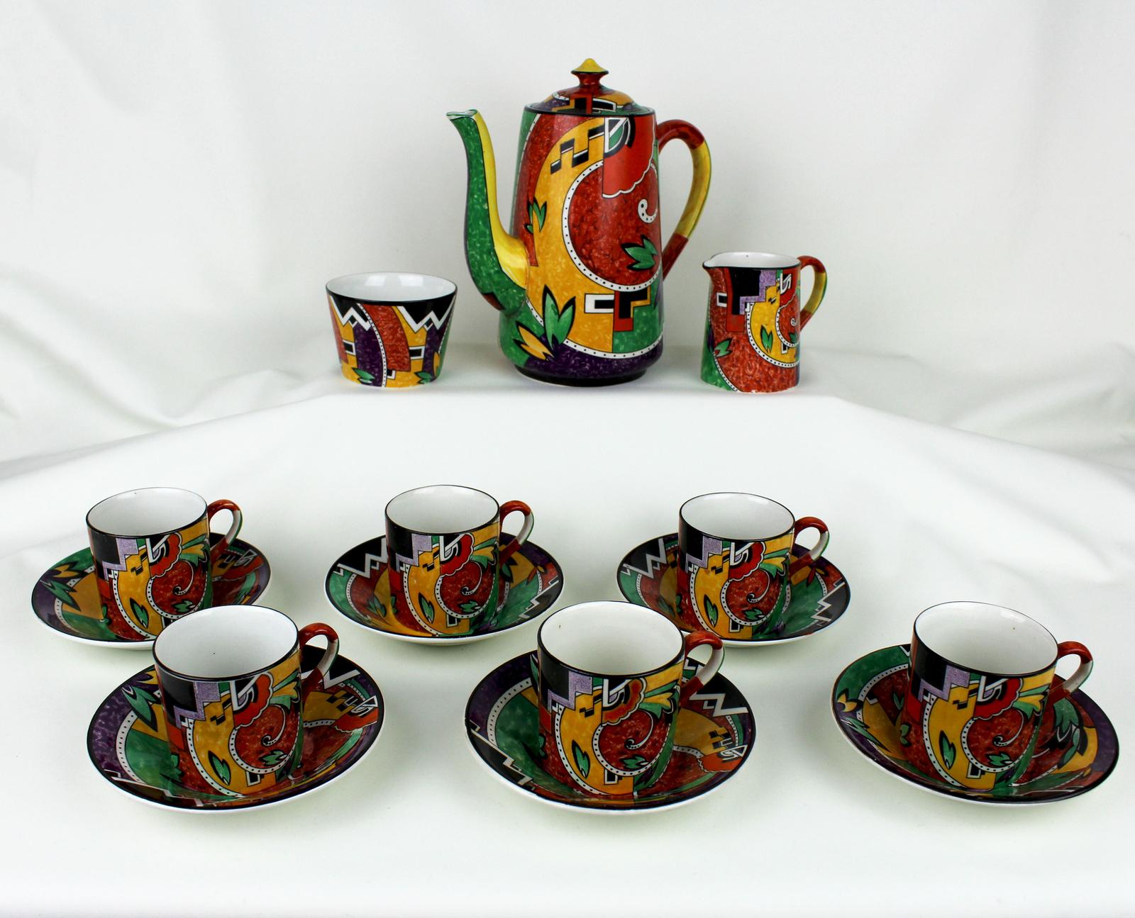 Art Deco 'Jazz' Coffee Set c.1925 (1 of 14)