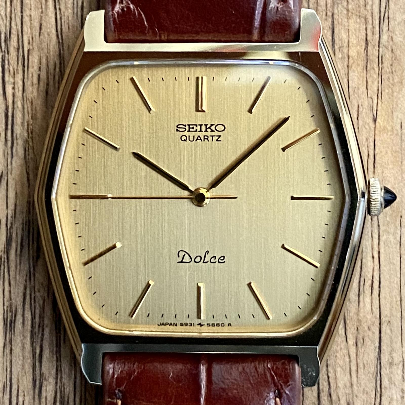 Vintage February 1984 Seiko Quartz Dolce 5931-5510 GHA Case (1 of 13) Vintage February 1984 Seiko Quartz Dolce 5931-5510 GHA Case (1 of 13)