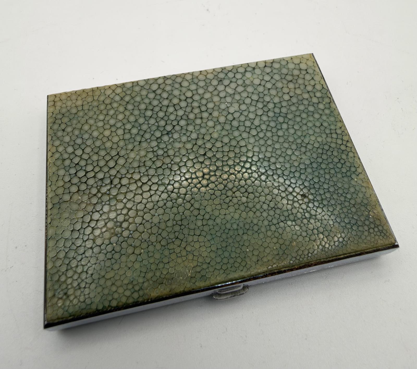 Art Deco Shagreen Powder Compact (1 of 6) Art Deco Shagreen Powder Compact (1 of 6)