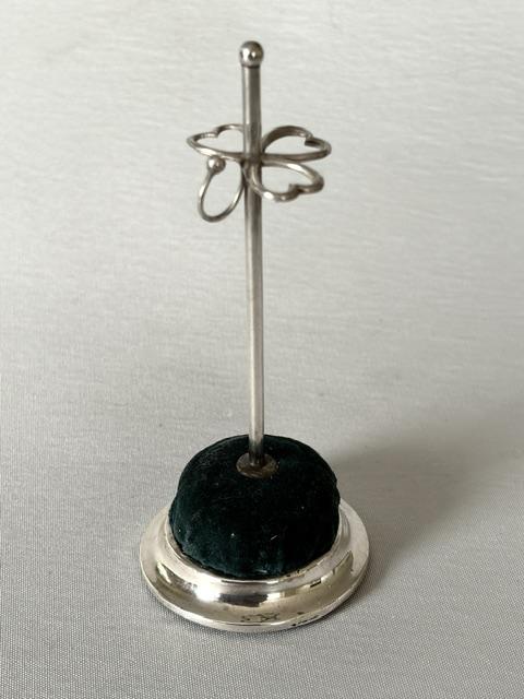 Edwardian Chester Silver Hatpin Stand & Pin Cushion (1 of 6) Edwardian Chester Silver Hatpin Stand & Pin Cushion (1 of 6)