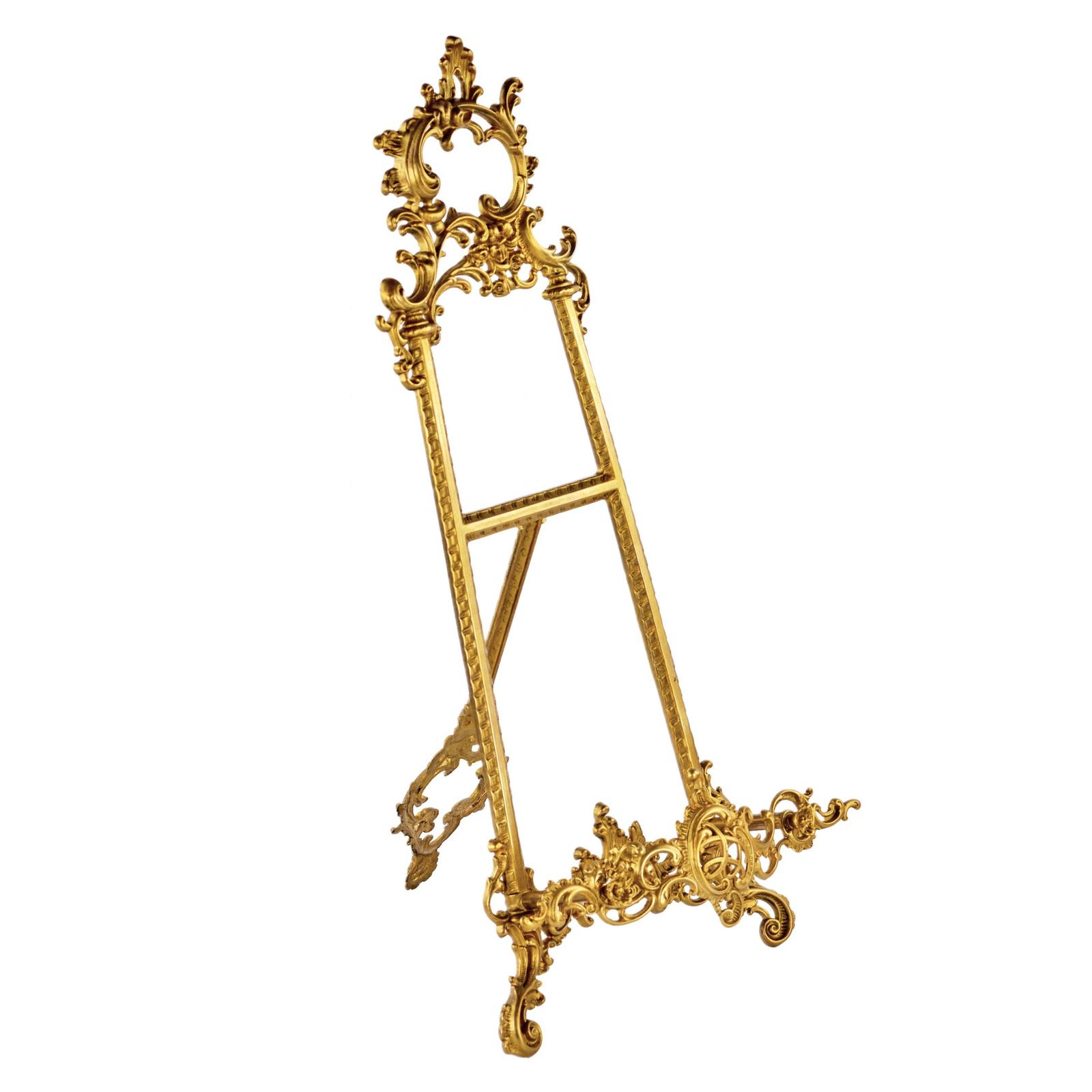 Table Easel in Gilded Bronze in the Rococo Style (1 of 6)