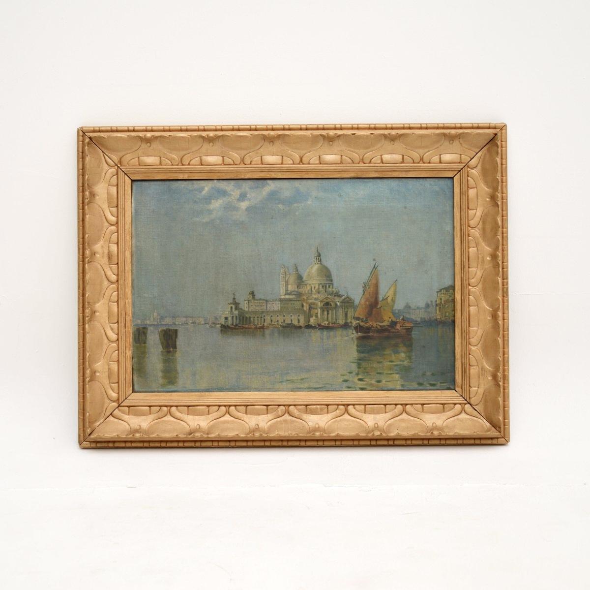 Antique 19th Century Venetian Oil Painting (1 of 10) Antique 19th Century Venetian Oil Painting (1 of 10)