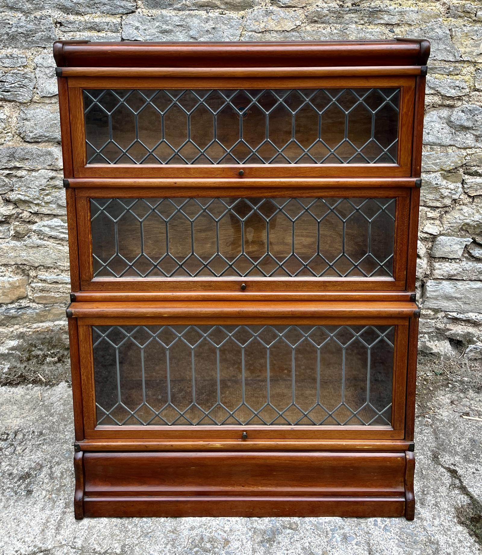 Globe Wernicke Mahogany Barrister's Bookcase (1 of 12) Globe Wernicke Mahogany Barrister's Bookcase (1 of 12)
