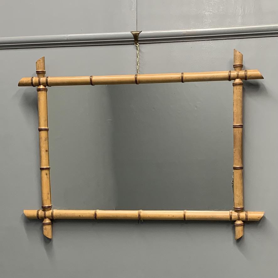 Large French Faux Bamboo Mirror (1 of 6) Large French Faux Bamboo Mirror (1 of 6)