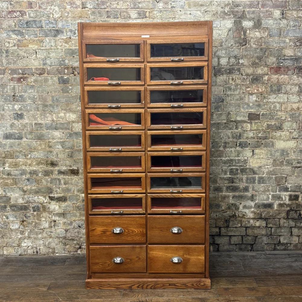 Large Oak Draper's Haberdashery Cabinet by Shopfittings (Manchester) Ltd (1 of 7) Large Oak Draper's Haberdashery Cabinet by Shopfittings (Manchester) Ltd (1 of 7)