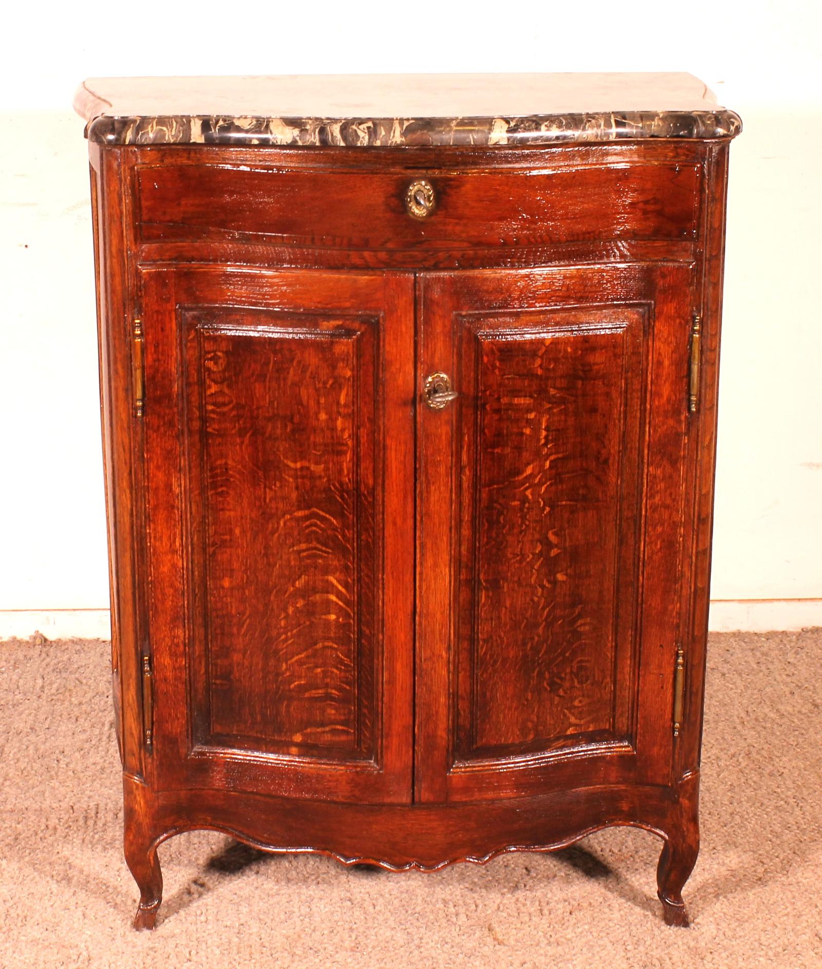 Small 18th Century Louis XV Period Sideboard in Oak (1 of 12) Small 18th Century Louis XV Period Sideboard in Oak (1 of 12)