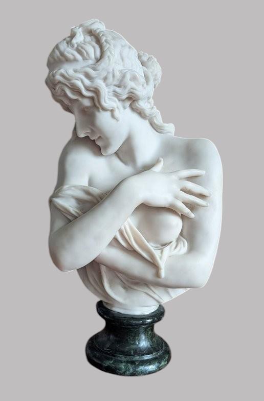 19th Century Bust of a Young Lady (1 of 9)