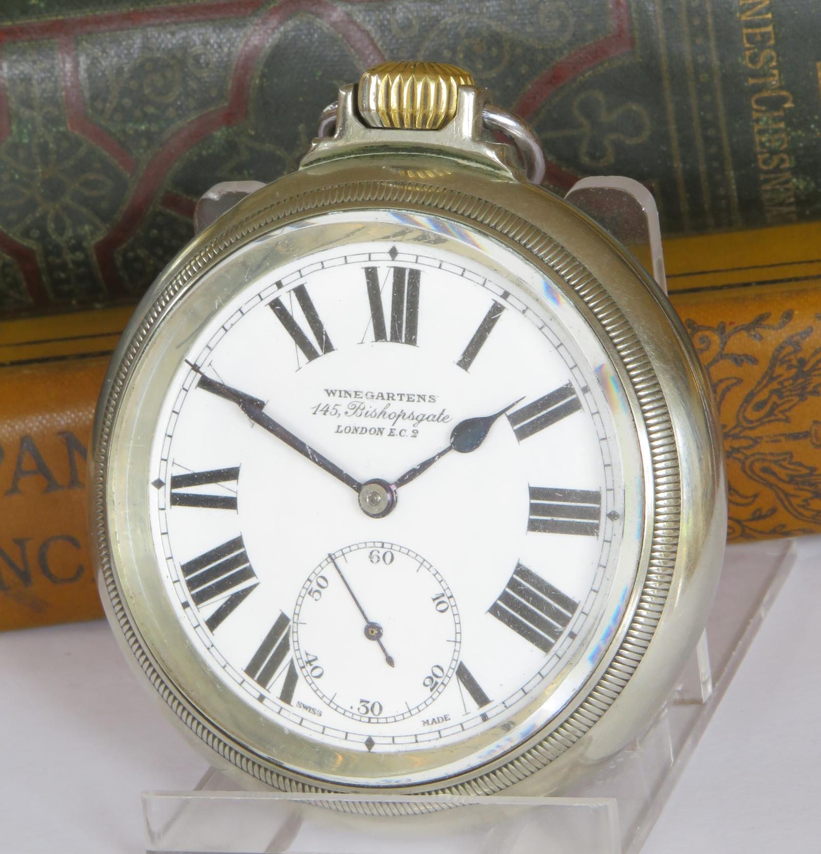 Pocket Watch: 1940 Cortebert Pocket Watch, Winegartens Railway Regulator (1 of 4) Pocket Watch: 1940 Cortebert Pocket Watch, Winegartens Railway Regulator (1 of 4)