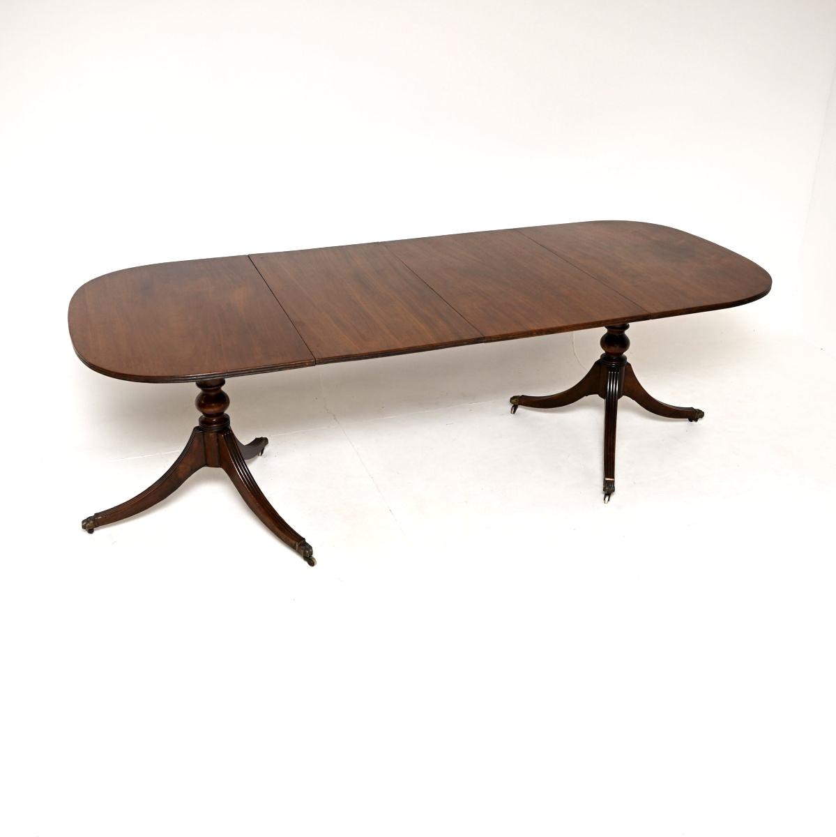 Antique Regency Style Mahogany Extending Dining Table (1 of 8) Antique Regency Style Mahogany Extending Dining Table (1 of 8)