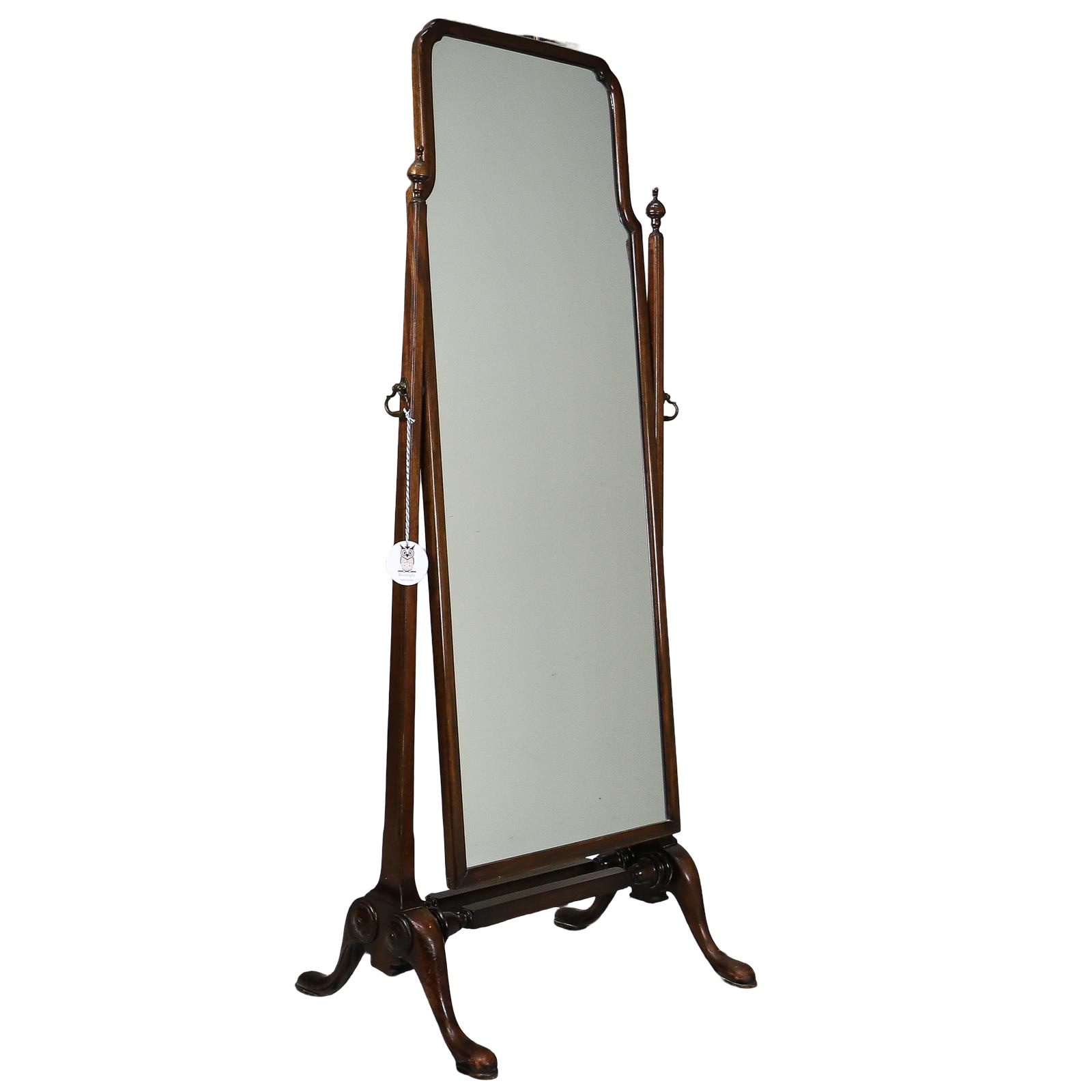 Cheval Mirror Late Victorian Edwardian Queen Anne Style Mahogany (1 of 12) Cheval Mirror Late Victorian Edwardian Queen Anne Style Mahogany (1 of 12)