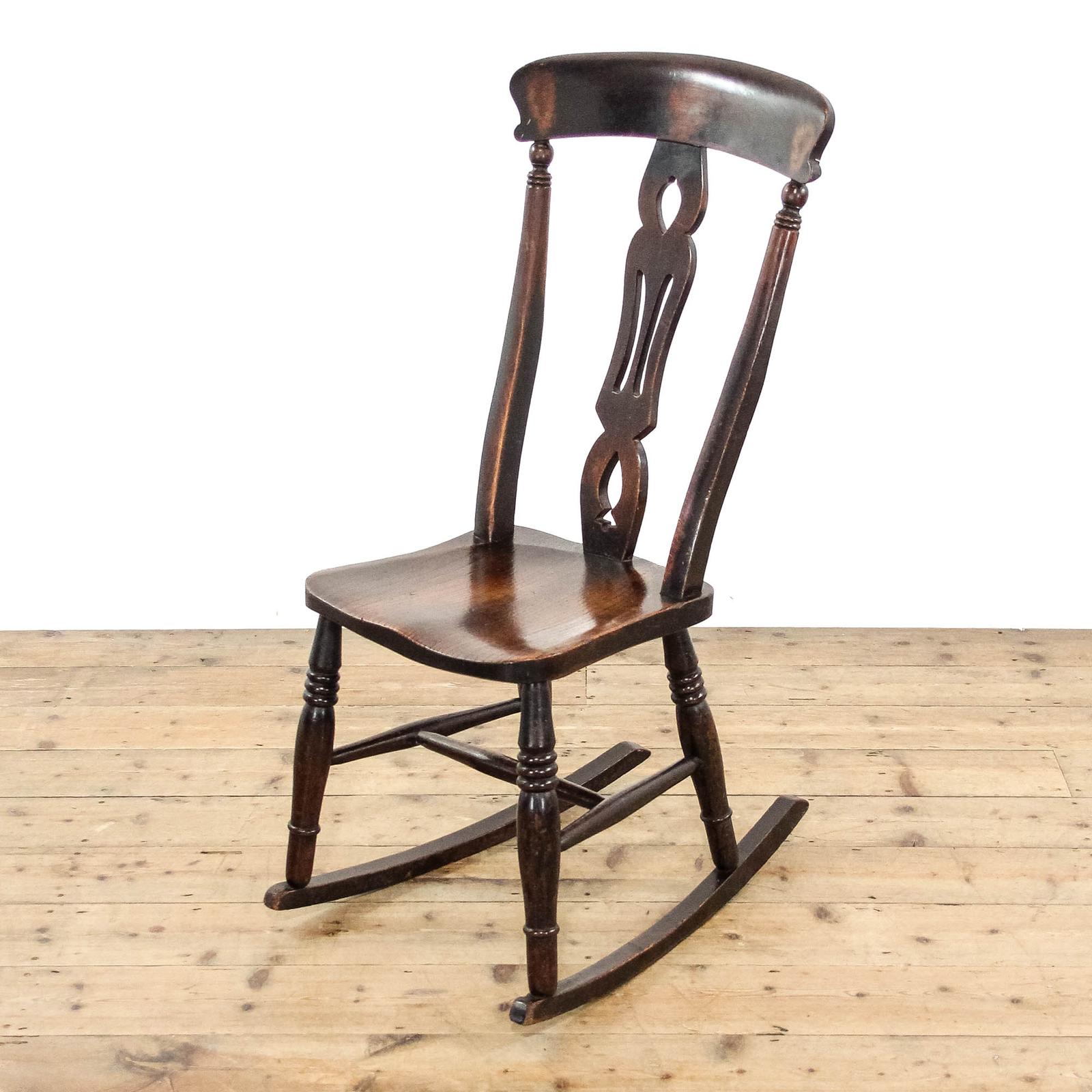 Antique Victorian Windsor Rocking Chair (1 of 9)