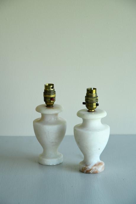Pair of Small Marble Table Lamps (1 of 6) Pair of Small Marble Table Lamps (1 of 6)