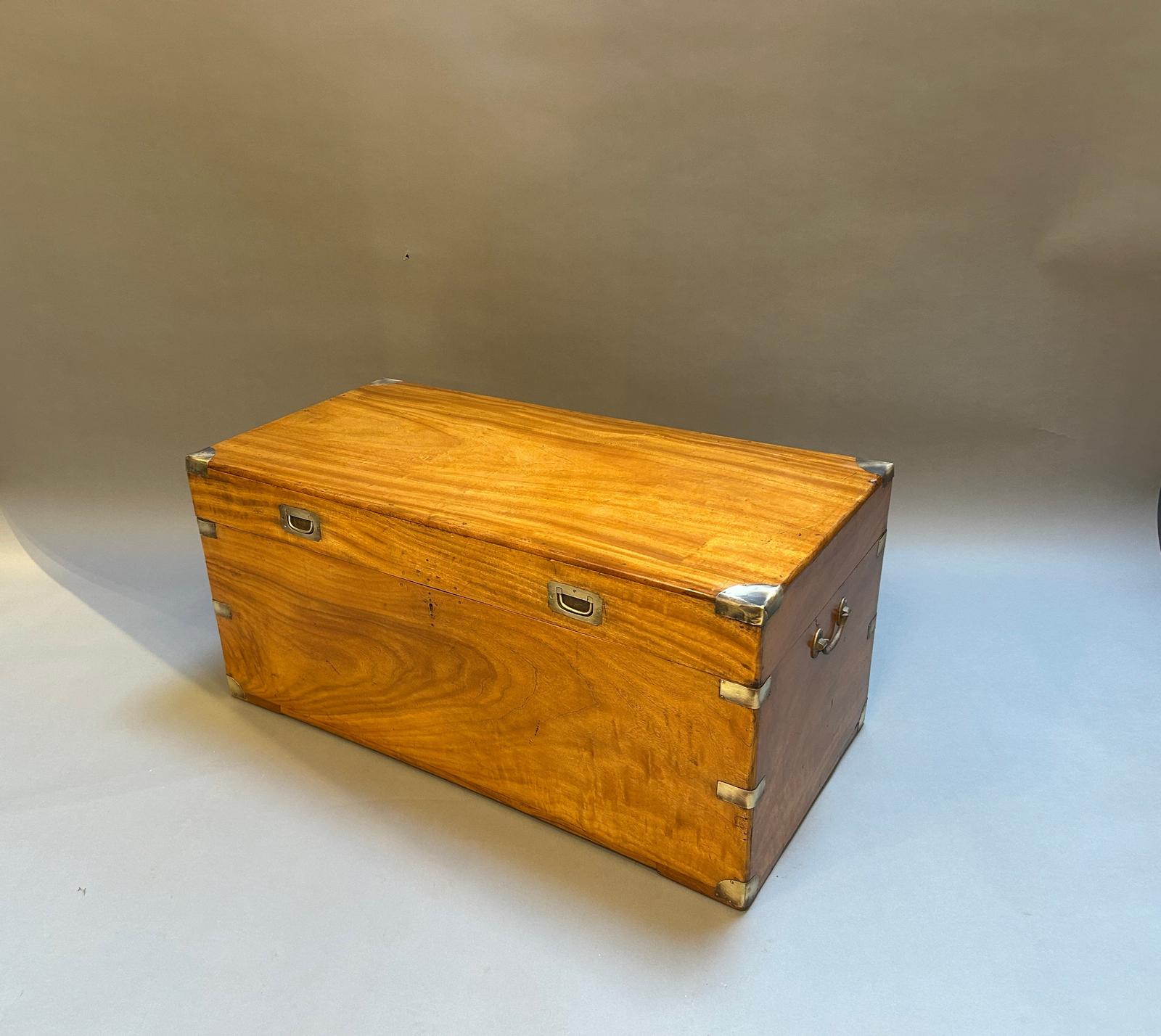 C19th Camphor Campaign Chest Trunk (1 of 9)