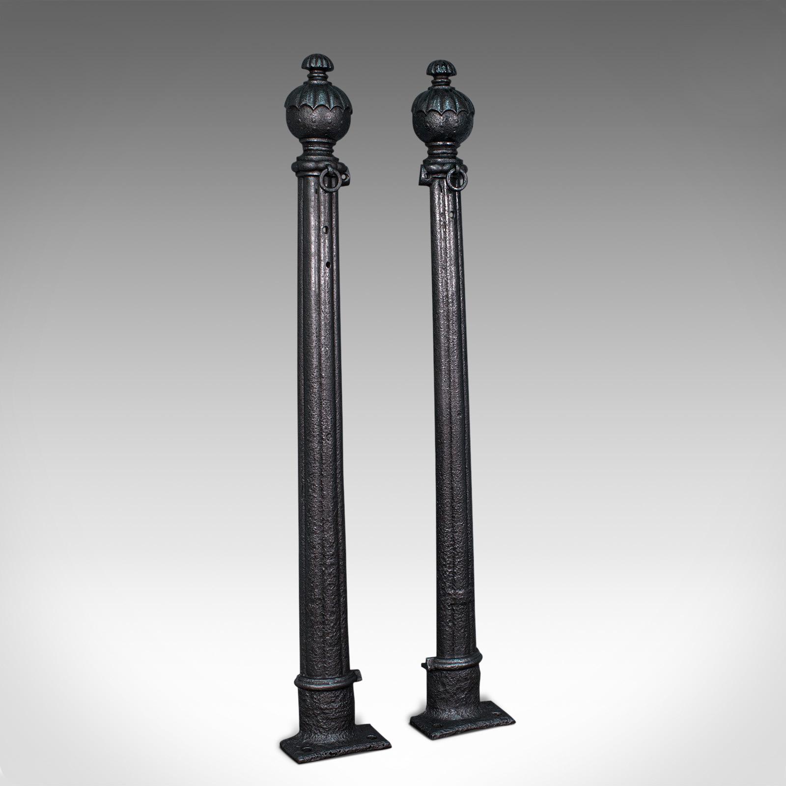 Pair of Antique Stable Yard Hitching Posts, Equestrian, Architectural, Georgian (1 of 10) Pair of Antique Stable Yard Hitching Posts, Equestrian, Architectural, Georgian (1 of 10)
