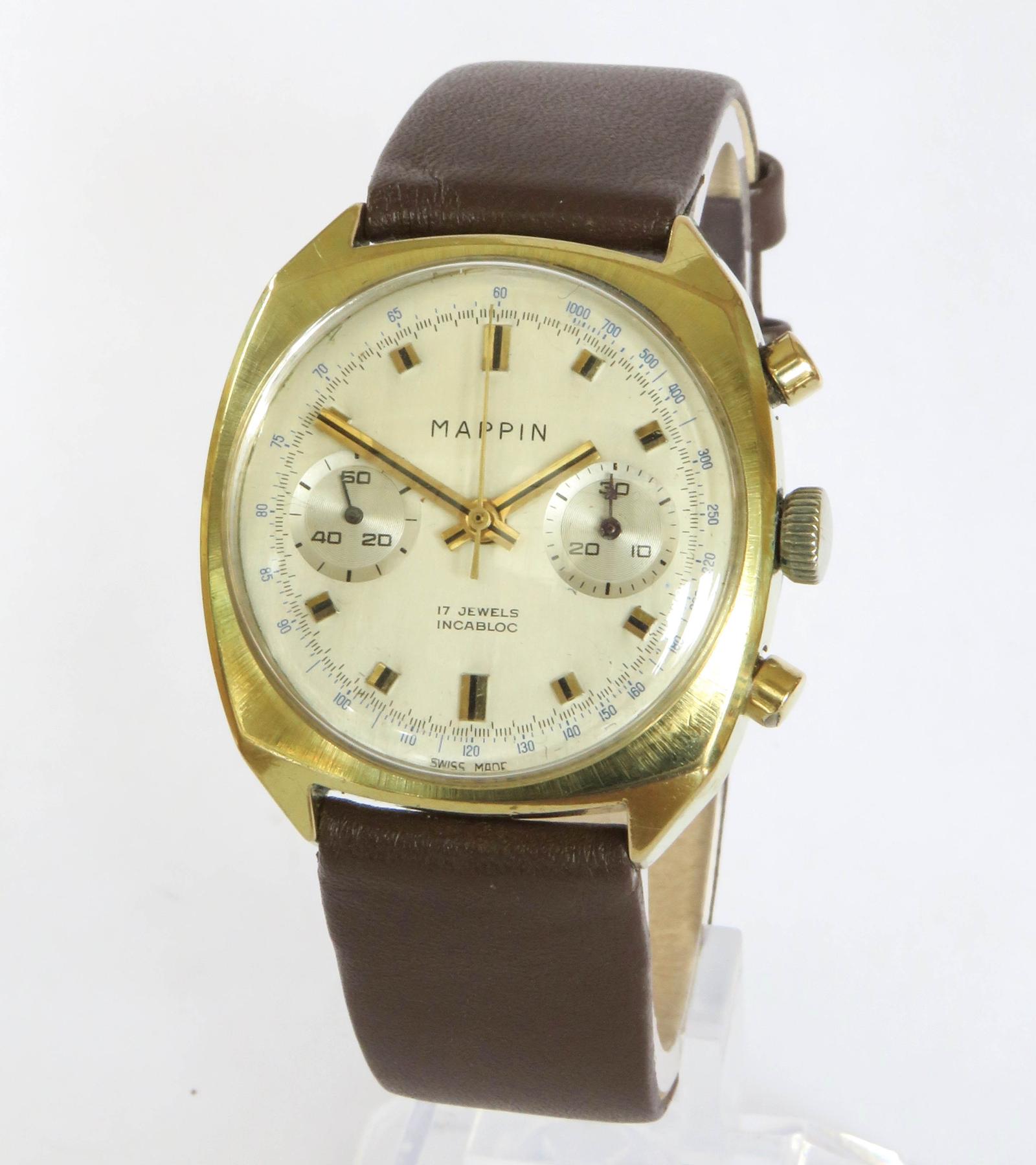 Watch: Gents 1960s Mappin Chronograph Wrist Watch (1 of 5)