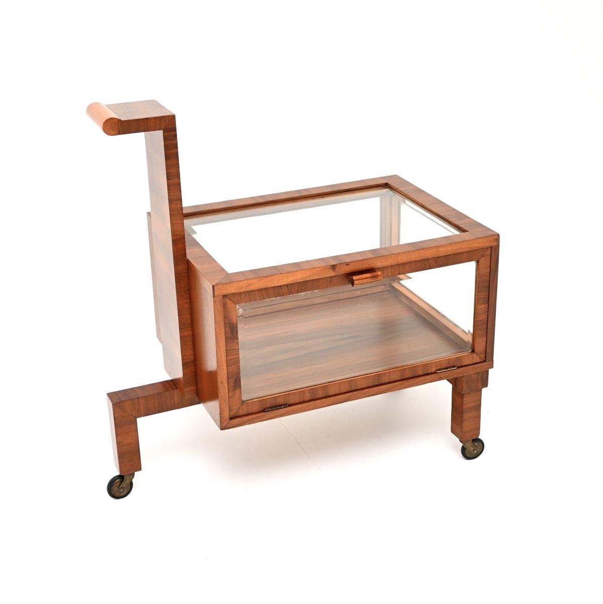 Art Deco Walnut Display Case / Serving Cart (1 of 10) Art Deco Walnut Display Case / Serving Cart (1 of 10)