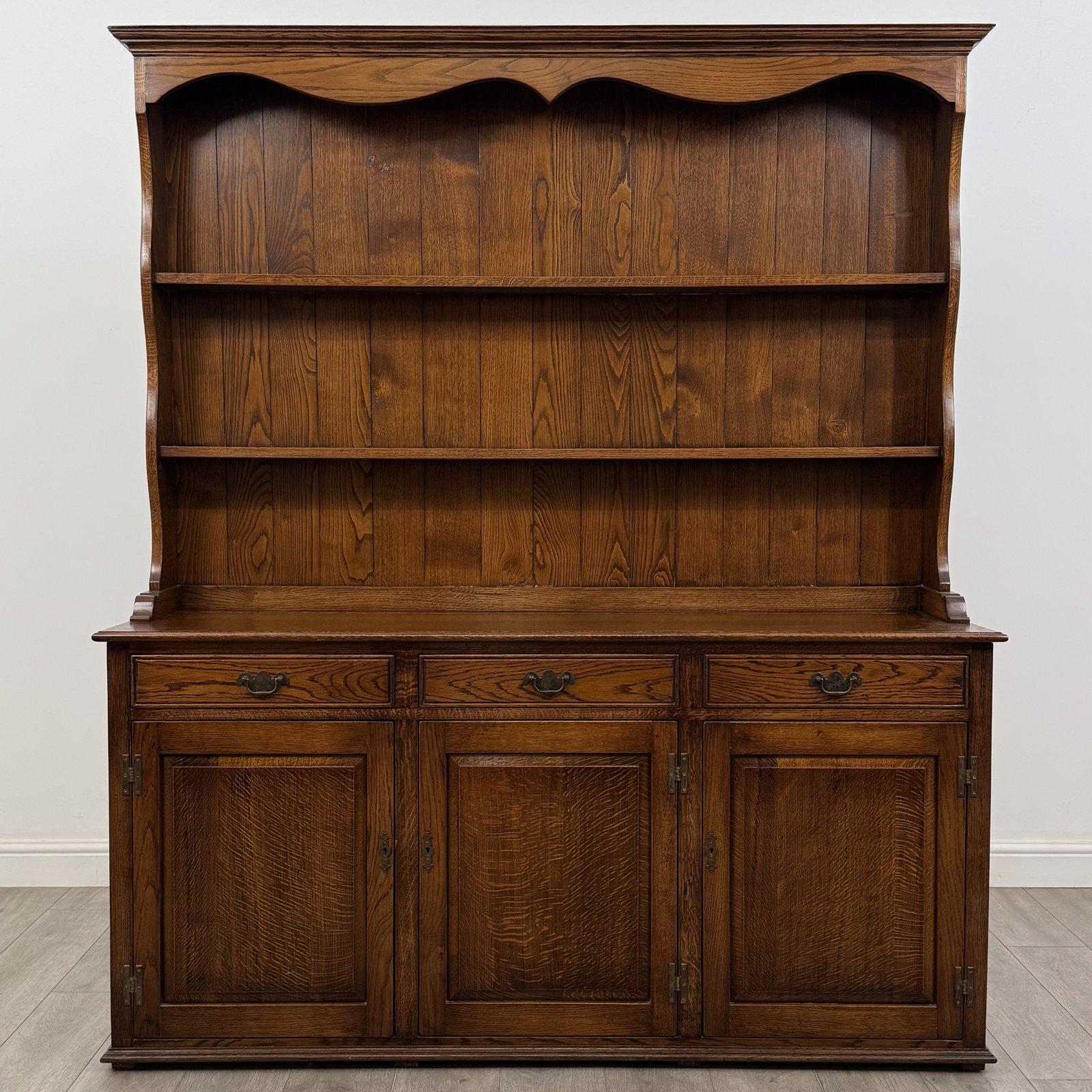 Vintage Oak Welsh Dresser | Handmade by Rushworth's of Shrewsbury | AF-6650 (1 of 13) Vintage Oak Welsh Dresser | Handmade by Rushworth's of Shrewsbury | AF-6650 (1 of 13)