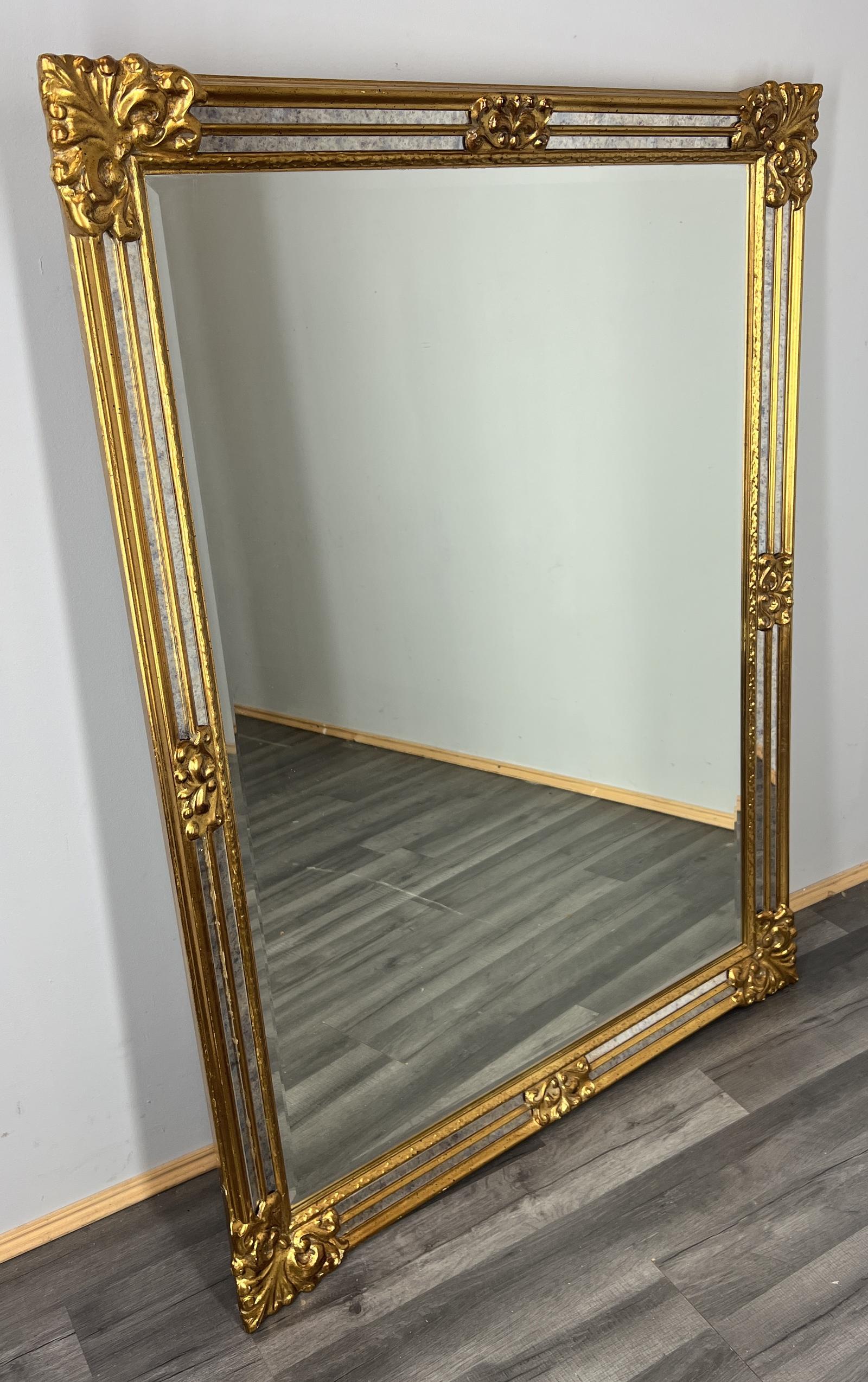 Vintage French Style Carved Wall Mirror Ornate Wall Frame (1 of 10)