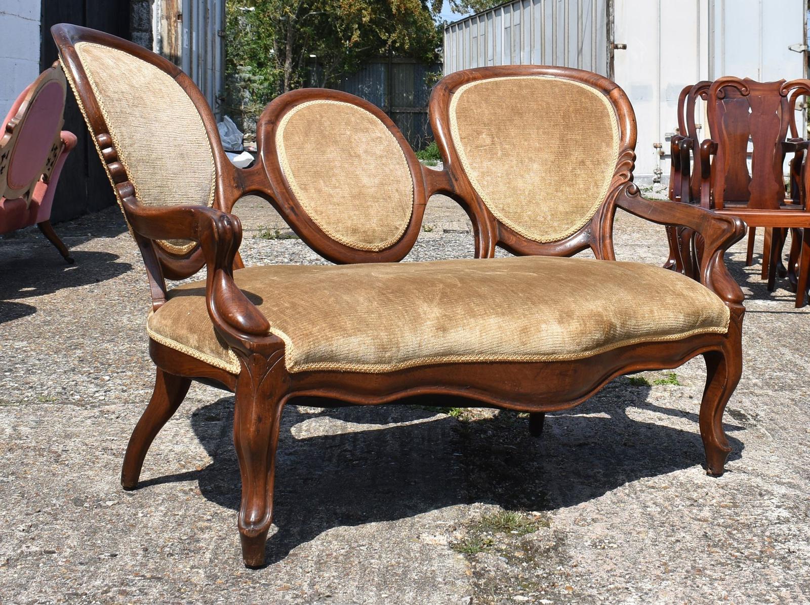 Victorian Rosewood Sofa (1 of 5)