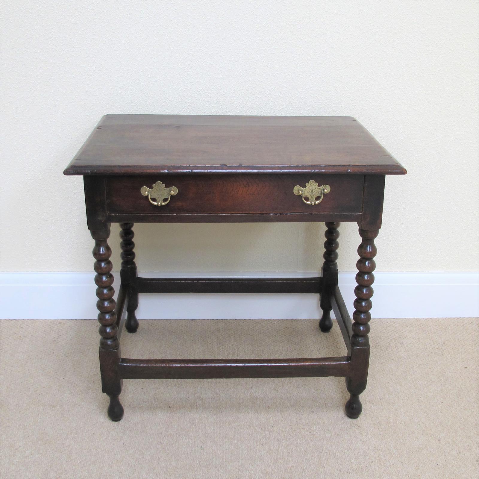Georgian Oak Side Table (1 of 6)