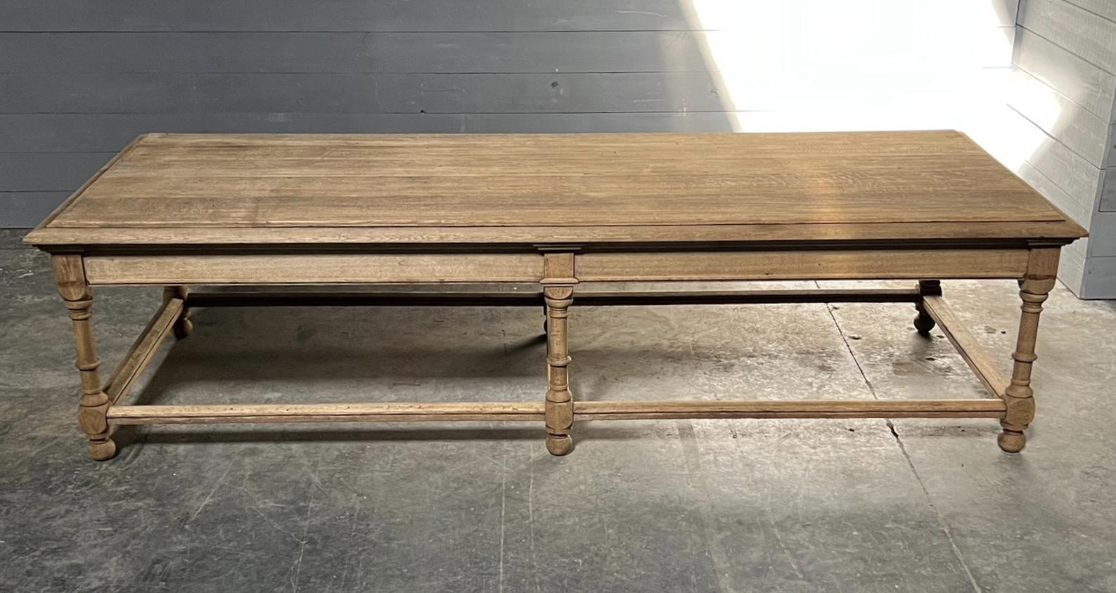 Huge French Oak Chateau Dining Table (1 of 1)