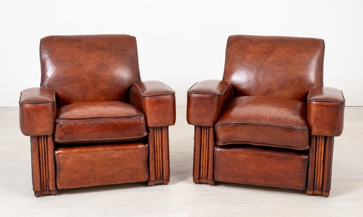 Good Pair of Art Deco Club Chairs (1 of 10) Good Pair of Art Deco Club Chairs (1 of 10)