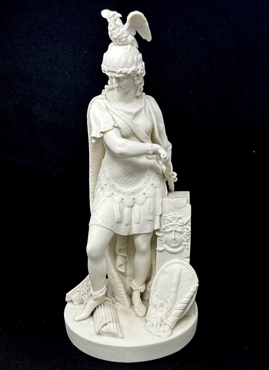 Antique English Parian Porcelain Large Figure of Perseus Minton Staffordshire (1 of 11)