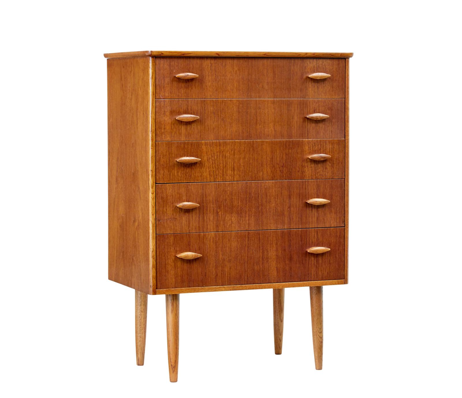 Danish Mid Century Teak Chest of Drawers (1 of 8)