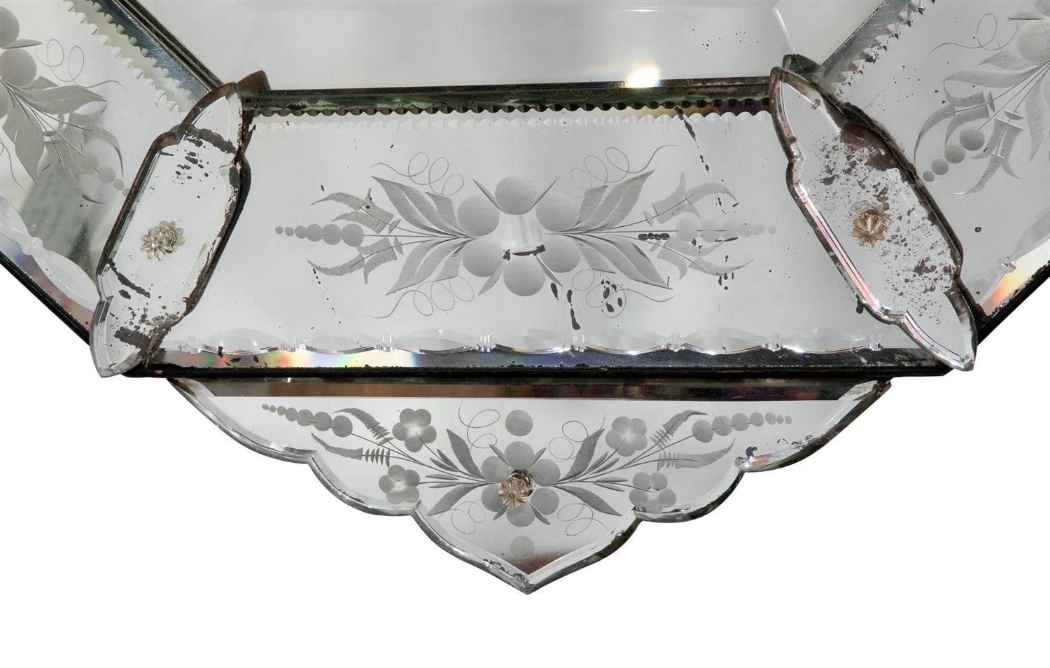 French Venetian Mirror c.1900 (1 of 1) French Venetian Mirror c.1900 (1 of 1)